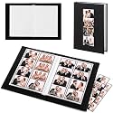 Hardcover Linen Photo Booth Strip Album for Wedding or Party, Black