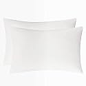 Hardeep 300 TC Plain Solid Glace Cotton Pillow Covers (18 inch x 27 inch)