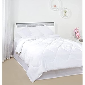 hardeep 300 tc plain solid glace cotton queen size double bedsheet for home hotel guest room 90 x 100 inch