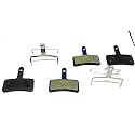 Hardheaded Ram Bike Brake Pads Organic for Formula Oval R1, Mega, RX, and One.The Bicycle Replacement Part for OEM Brakes for high Braking Power and Quiet Stops.