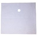 Hardline Products USA Fuel Bibb – Hydrophobic Fuel & Oil Absorbent Pad – 17" x 19" – No-Spill Gas Tank Collar for Boats, Jet Skis, & ATVs – Reusable Polypropylene Spill Protector – Made in USA