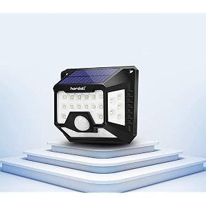 hardoll solar motion sensor 32 led waterproof automatic lights for home outdoor garden securitypack of 1abs plastic