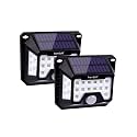 hardoll Solar Motion Sensor 32 LED Waterproof Automatic Lights for Home Outdoor Garden Security(Pack of 2)