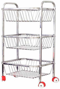 HardRoss Fruit Vegetable Trolley 3 Stepkitchen
