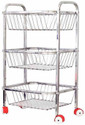 HardRoss Fruit Vegetable Trolley 3 Stepkitchen