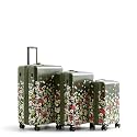 Hardside 3 Piece Luggage Set, Breezy Meadow, One Size