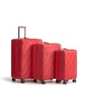 Hardside 3 Piece Luggage Set, Cayenne, One Size