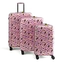 Hardside 3 Piece Luggage Set, Curly Tulips Purple, One Size
