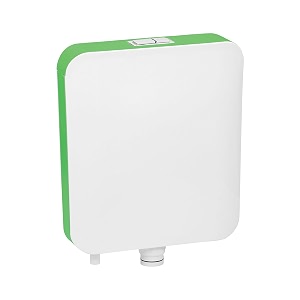 hardstone dual flush tank for toilet - 8 ltr water capacity  polypropylene smart pvc slim cistern-wall mounted push button top flushing tank air freshener with complete set jupiter green