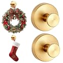 No Hardware Garland Hanger, Front Door Garland Hanger, Gold, 2