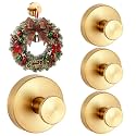 No Hardware Garland Hanger, Front Door Garland Hanger, Gold, 4