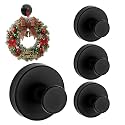 No Hardware Garland Hanger, Front Door Garland Hanger, Black, 4