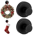 No Hardware Garland Hanger, Front Door Garland Hanger, Black, 2