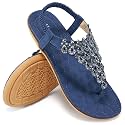 HARENCE Flat Sandals for Women Dressy Comfort