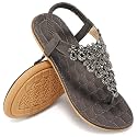 HARENCE Flat Sandals for Women Dressy Comfort