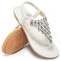 HARENCE Flat Sandals for Women Dressy Comfort