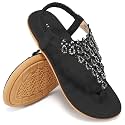 HARENCE Flat Sandals for Women Dressy Comfort