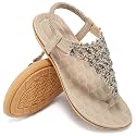 HARENCE Flat Sandals for Women Dressy Comfort
