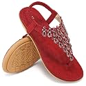 HARENCE Flat Sandals for Women Dressy Comfort
