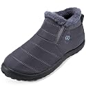 HARENCE Snow Boots for Women Winter Boot with Comfortable Warm Fur Lined Ankle Booties Outdoor Slip On Waterproof Short Boots
