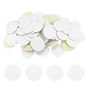 HARFINGTON 200 Pre-Cut Felt Circles, 45mm, Non-Woven Fabric for DIY Craft Projects, White