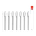 HARFINGTON 20pcs Large Eye Blunt Sewing Needles 2mm Dia Darning Needles Stainless Steel Tapestry Needles Yarn Knitting Needles with Storage Tube for Crocheting, Leather Working, 2.76Inch