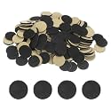 HARFINGTON 240pcs Round Adhesive Felt Circles, 20mm 3/4" Pre Cut Felt Craft Stickers Non-Woven Mini Felt Fabric Circles for DIY Sewing Handcraft Cut Projects Craft Finishing, Black