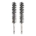 HARFINGTON 2pcs Stainless Steel Bore Brush 17mm Dia Cleaning Wire Brush with Handle 1/4 Inch Hex Shank for Tubes, Ports, Bearings