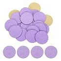 HARFINGTON 48pcs Adhesive Felt Circles 38mm 1.5" Purple
