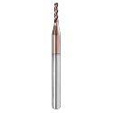 HARFINGTON 5Pcs Ball Nose End Mill 4 Flute 1/16" Dia 1/8" Shank Router Bits