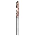 HARFINGTON 5 Pcs Ball Nose End Mill 2 Flute 1/8" Dia 1/8" Shank TIN Coated