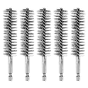 HARFINGTON 5Pcs Bore Brush Stainless Steel 22mm Dia Cleaning Twisted Wire Brush Tube Pipe Cleaner with Handle 1/4 Inch Hex Shank for Tubes, Ports, Bearings