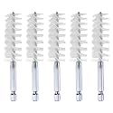 HARFINGTON 5Pcs Nylon Bore Brush 19mm Dia 4" Long Cleaning Twisted Wire Brush with Handle 1/4" Hex Shank for Tubes, Ports, Bearings