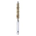 HARFINGTON Brass Bore Brush 10mm Dia 4" Long Cleaning Twisted Wire Brush with Handle 1/4" Hex Shank for Tubes, Ports, Bearings