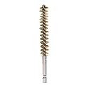 HARFINGTON Brass Bore Brush 12mm Dia Cleaning Wire Brush with Handle 1/4 Inch Hex Shank for Tubes, Ports, Bearings