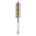 HARFINGTON Brass Bore Brush 17mm Dia 4" Long Cleaning Twisted Wire Brush with Handle 1/4" Hex Shank for Tubes, Ports, Bearings