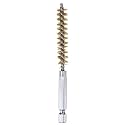 HARFINGTON Brass Bore Brush 9mm Dia 4" Long Cleaning Twisted Wire Brush with Handle 1/4" Hex Shank for Tubes, Ports, Bearings