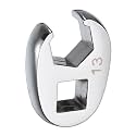HARFINGTON Drive Crowfoot Wrench 3/8" Drive 13mm Metric Fractional Crowfoot Flare Nut Wrench 40Cr Chrome Plated Open End Crowfoot Wrench for Mechanics Automotive Repair Work