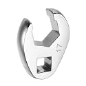 HARFINGTON Drive Crowfoot Wrench 3/8" Drive 17mm Metric Fractional Crowfoot Flare Nut Wrench 40Cr Chrome Plated Open End Crowfoot Wrench for Mechanics Automotive Repair Work