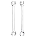 HARFINGTON Flare Nut Wrench 14mm x 17mm CR-V Nickel Plating Wrench for DIY Automotive Repairs and Household Maintenance