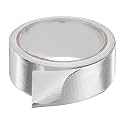 HARFINGTON Heat Shield Tape 1.57" x 32.8 ft Waterproof Sunscreen Sound Insulation High-Temperature Resistance Silver Aluminum Tape Thickness for Automotive Repairs