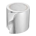 HARFINGTON Heat Shield Tape 5.91" x 32.8 ft Waterproof Sunscreen Sound Insulation High-Temperature Resistance Silver Aluminum Tape Thickness for Automotive Repairs