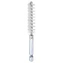 HARFINGTON Nylon Bore Brush 12mm Dia 4" Long Cleaning Twisted Wire Brush with Handle 1/4" Hex Shank for Tubes, Ports, Bearings