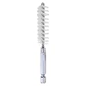 HARFINGTON Nylon Bore Brush 14mm Dia 4" Long Cleaning Twisted Wire Brush with Handle 1/4" Hex Shank for Tubes, Ports, Bearings
