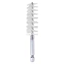 HARFINGTON Nylon Bore Brush 19mm Dia 4" Long Cleaning Twisted Wire Brush with Handle 1/4" Hex Shank for Tubes, Ports, Bearings