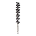 HARFINGTON Stainless Steel Bore Brush 17mm Dia Cleaning Wire Brush with Handle 1/4 Inch Hex Shank for Tubes, Ports, Bearings