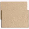 Hargiis Non-Slip Bathtub Mat, 2 Pack Anti Slip Shower Mat, Fast Drying Bathtub Mats, Foot Scrubber Mat, Anti Slip Mat for Tub, Floor, Bathroom, Kitchen, Home, Hotel (Beige 24"×16"+24"×16")