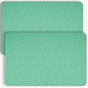 Hargiis Non-Slip Bathtub Mat, 2 Pack Anti Slip Shower Mat, Fast Drying Bathtub Mats, Foot Scrubber Mat, Anti Slip Mat for Tub, Floor, Bathroom, Kitchen, Home, Hotel (Light Green 24"×16"+24"×16")