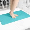 Hargiis Non-Slip Bathtub Mat, Anti Slip Shower Mat, Fast Drying Bathtub Mats, Foot Scrubber Mat, Anti Slip Mat for Tub, Floor, Bathroom, Kitchen, Home, Hotel (Turquoise Blue 40"×16")