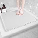 Hargiis Non-Slip Bathtub Mat, Anti Slip Shower Mat, Fast Drying Bathtub Mats, Foot Scrubber Mat, Anti Slip Mat for Tub, Floor, Bathroom, Kitchen, Home, Hotel (White 24"×24")